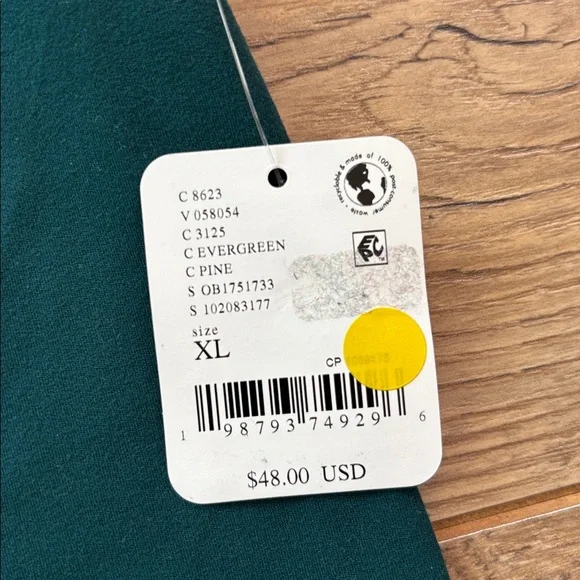 NWT FP Movement Women's Never Better Bike Shorts Evergreen Size XL Free People - Picture 6 of 6